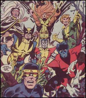 Wolverine and the X-Men pass through the Star-Gate